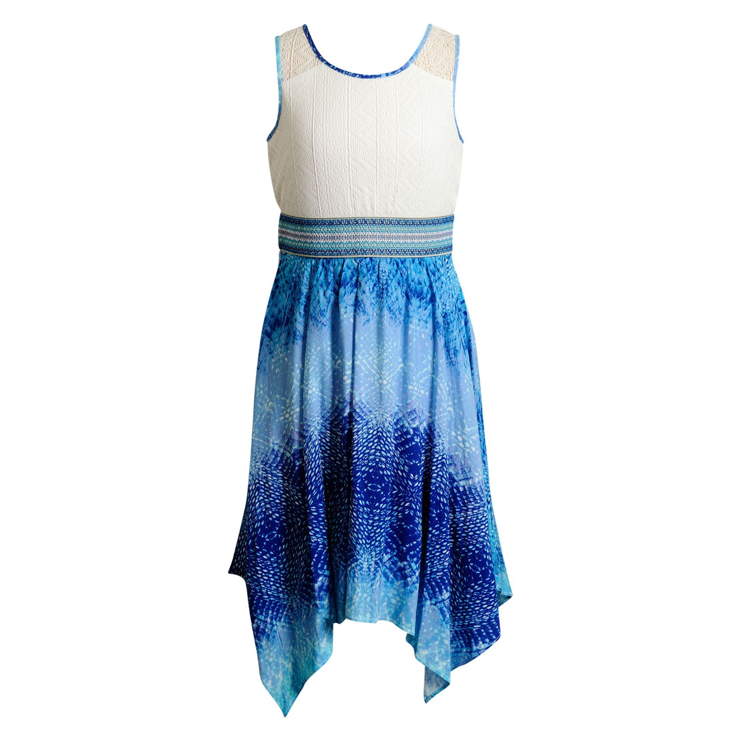 Western Handkerchief Hem Dress